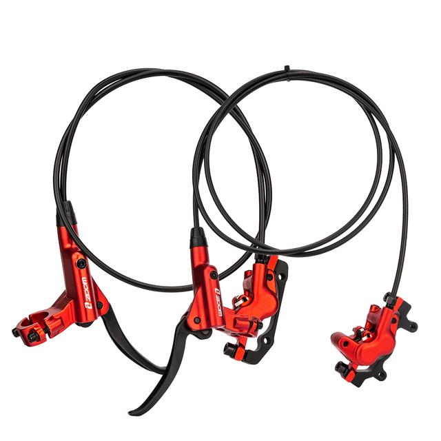 ZOOM MTB 4 Piston Bicycle Hydraulic Brake HB876 With Brake Pads Oil