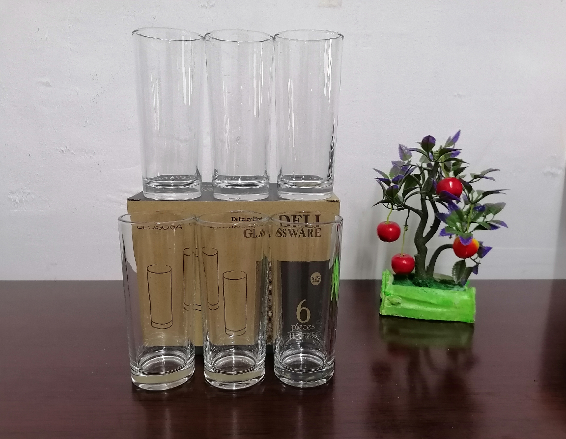 Delisoga Deli Glassware Glass Transparent Drinking Set 6pcs 13cm 60138