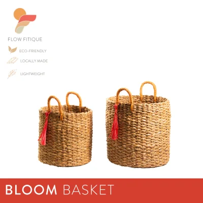 Flow Basket Organizer in Bloom- Large (12x12 inches) & Medium Size (10x10 inches)