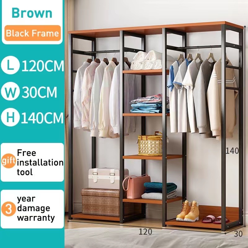Modern style storage wooden wardrobe Modern Clothes Hanging Wardrobe
