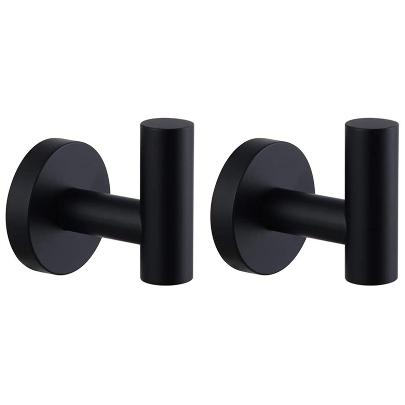 Colester Direct 10-Pack Oil Rubbed Bronze Robe Hooks – Large Size For Bathroom Or Closet