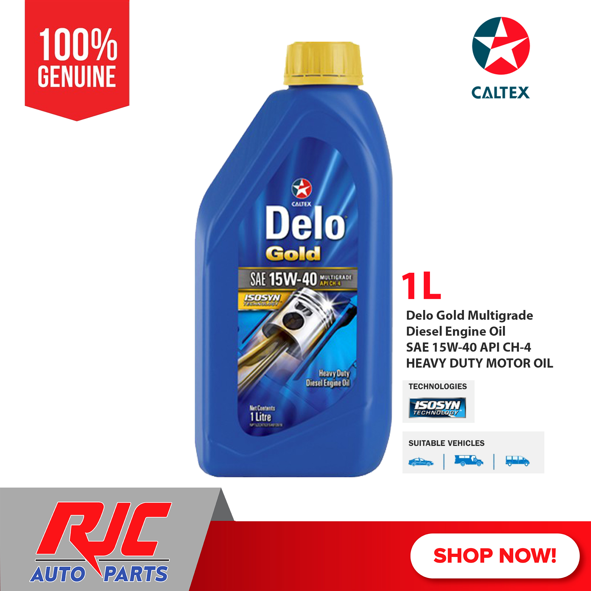 Caltex Delo Gold Multigrade SAE 15w40 15w40 Diesel Engine Oil 1 Liter (1L) Lazada PH