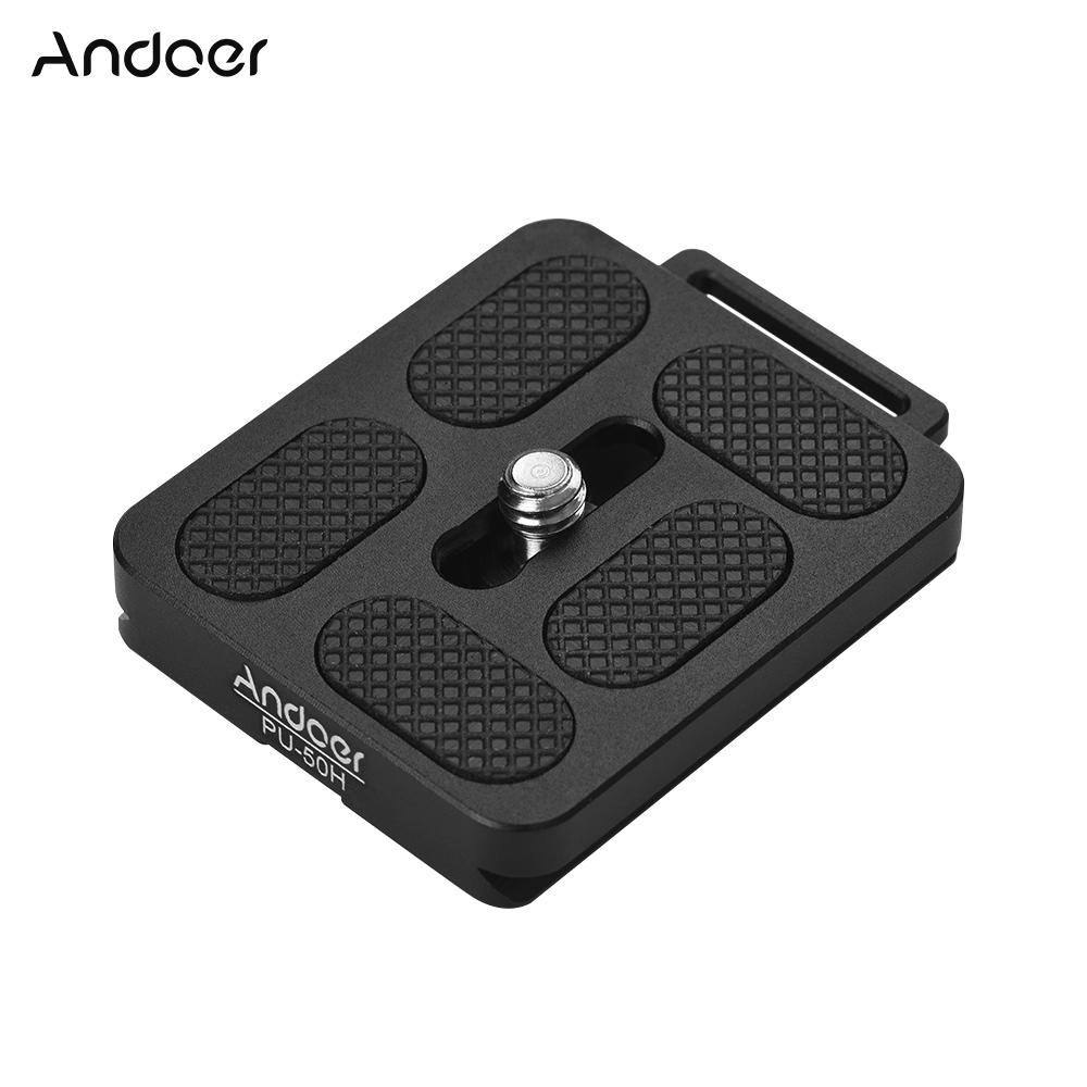 Andoer PU-70H 70mm Quick Release QR Plate with Attachment Loop for Arca Swiss Tripod Head