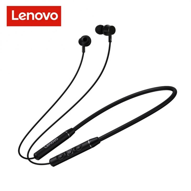 Lenovo QE03 Bluetooth Wireless Headset Magnetic Neckband IPX5 ...