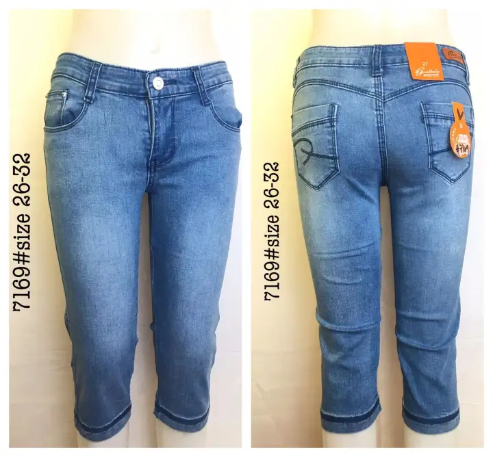 Light blue pedal pants Clearance