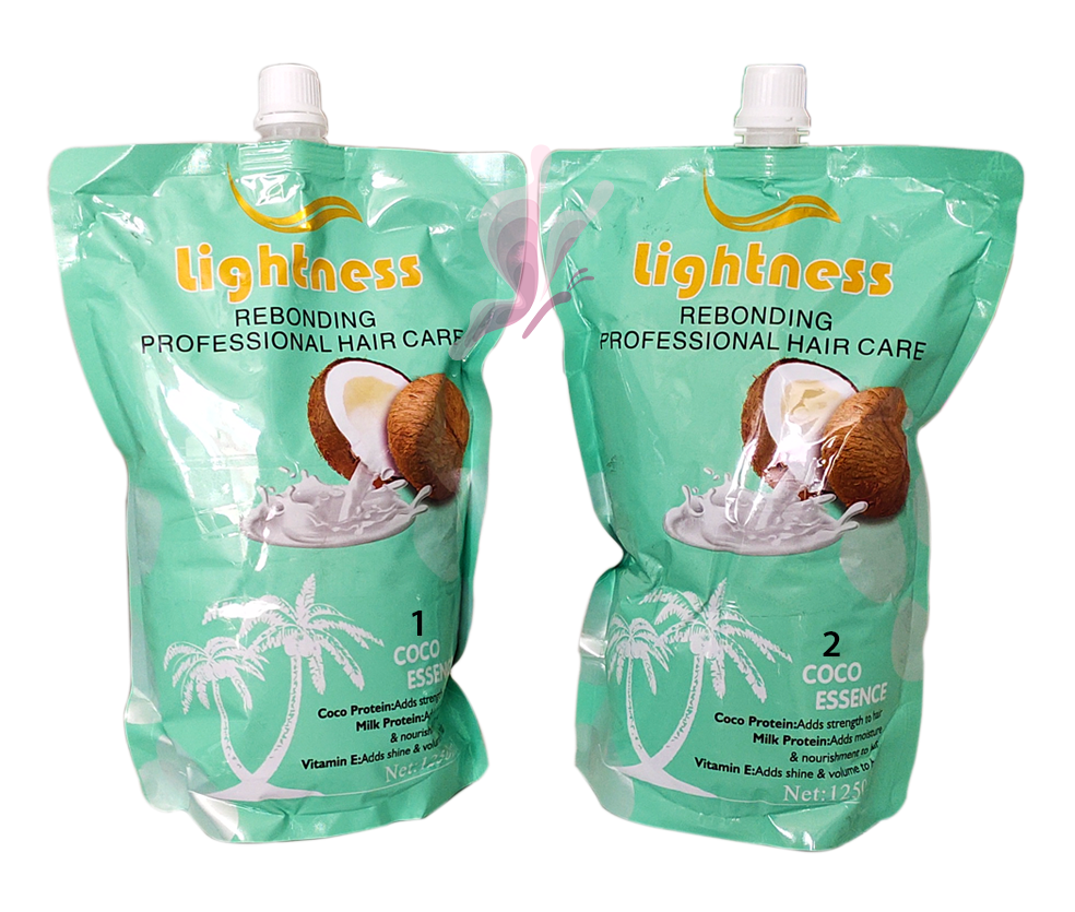 Lightness Coco Essence Rebonding (1250ml X 2 pouch) Lazada PH