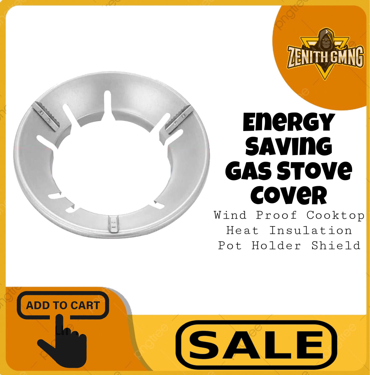 Original Energy Saving Gas Stove Cover Windproof Disk Windshield