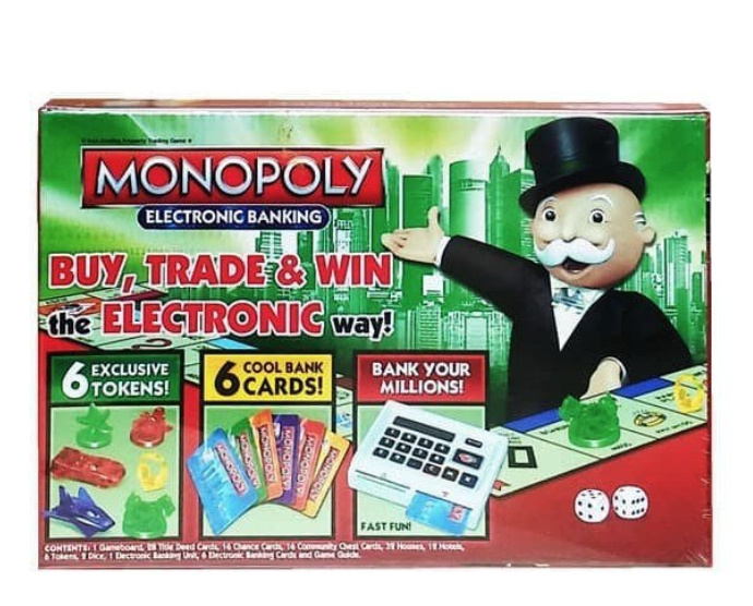 Monstermarketing Monopolies Electronic Banking Board Game Kids Toys For