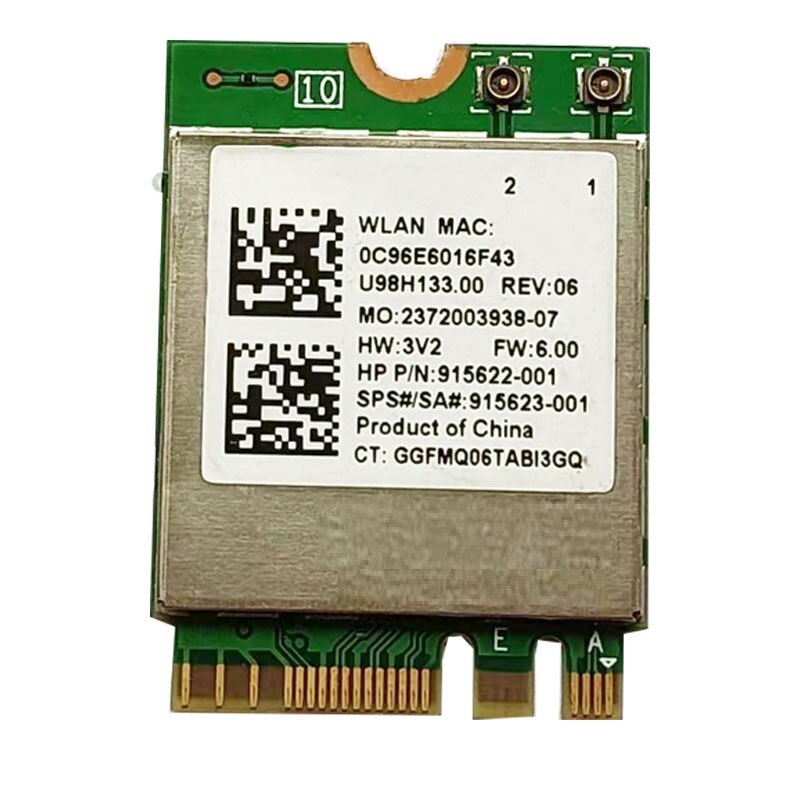 NEW Wireless Network Card 2.4G/5Ghz For Realtek RTL8822BE RTL8822 WIFI ...
