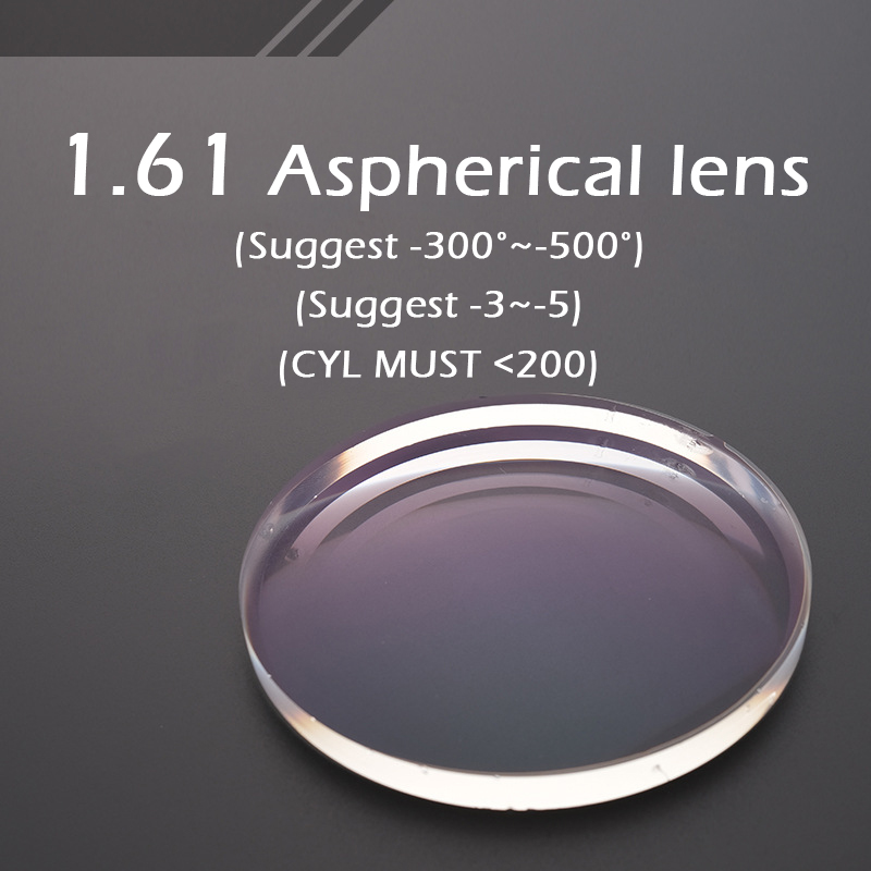 1.61 Aspherical lens Prescription Resin Aspheric Glasses Lenses Myopia