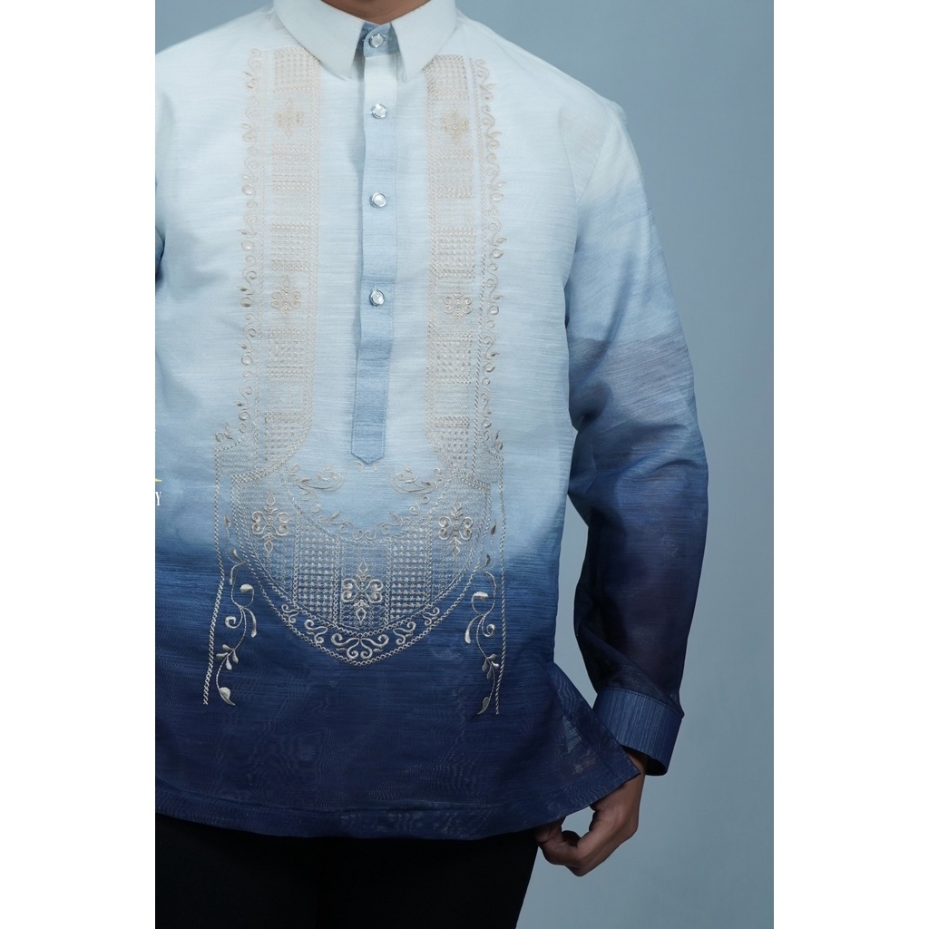 Barong Tagalog for Men - Aquino's Embroidery Men's Modern Barong Mono ...