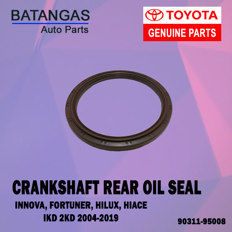 Genuine Crankshaft Rear Oil Seal Toyota Innova/Fortuner/Hilux/Hiace 1KD