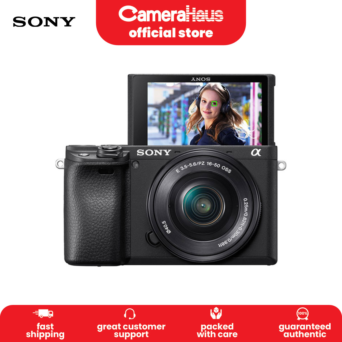 Sony a6400 Mirrorless Camera with 16-50mm Lens Megapixels