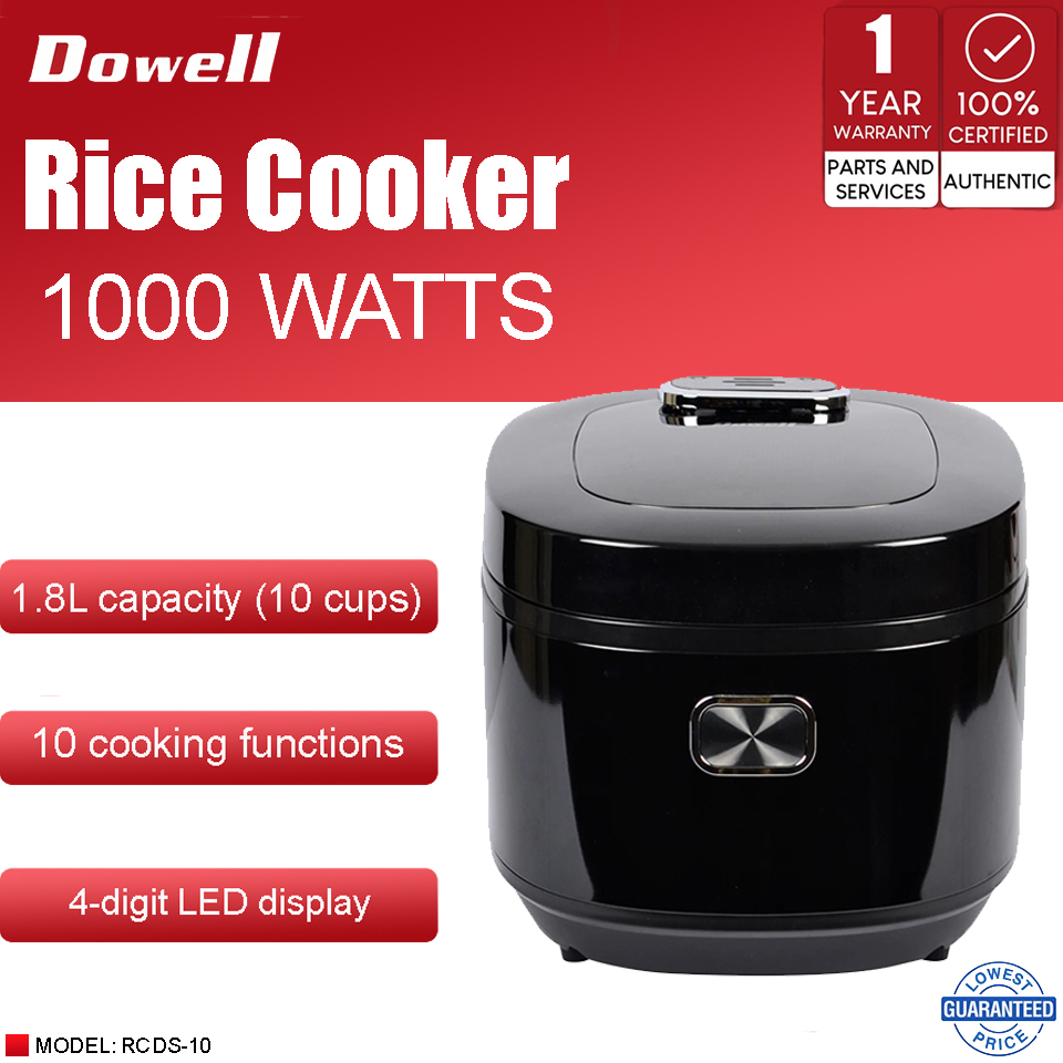 DOWELL LOW CARB RICE COOKER RCDS10 Lazada PH