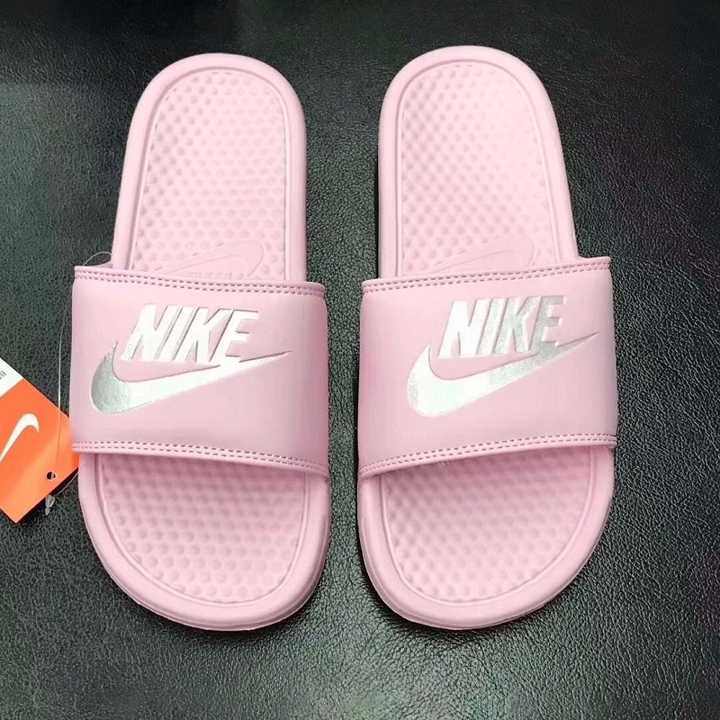 nike slippers womens pink
