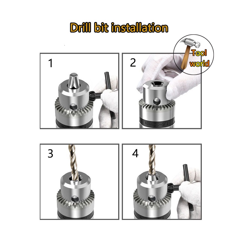 popular 1.510mm Drill Chuck Set Convert impact wrench to electric drill 3/8” Drill Chuck