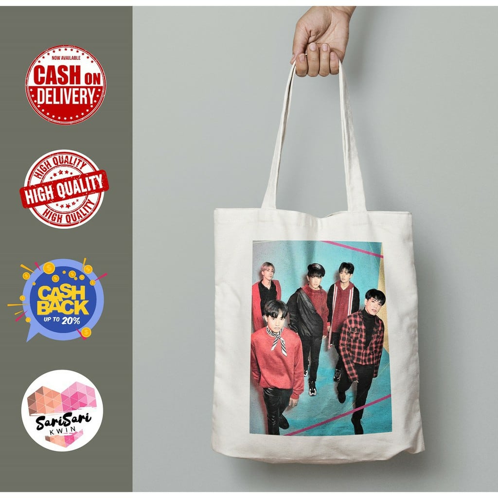 SB19 Totebag | SB19 Canvas Tote Bag | SB19 Logo Shop Bag | Lazada PH