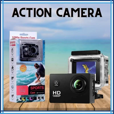 【 MEGA SALE!! 】 SPORTS CAM Extreme HD 1080P Action Camera Motorcycle Recorder Bicycle Recorder 1080P 2.0 LCD Screen Waterproof 30M DV Recording Mini Skiing Bicycle Photo Video Cam Sports Action Camera With Waterproof Case