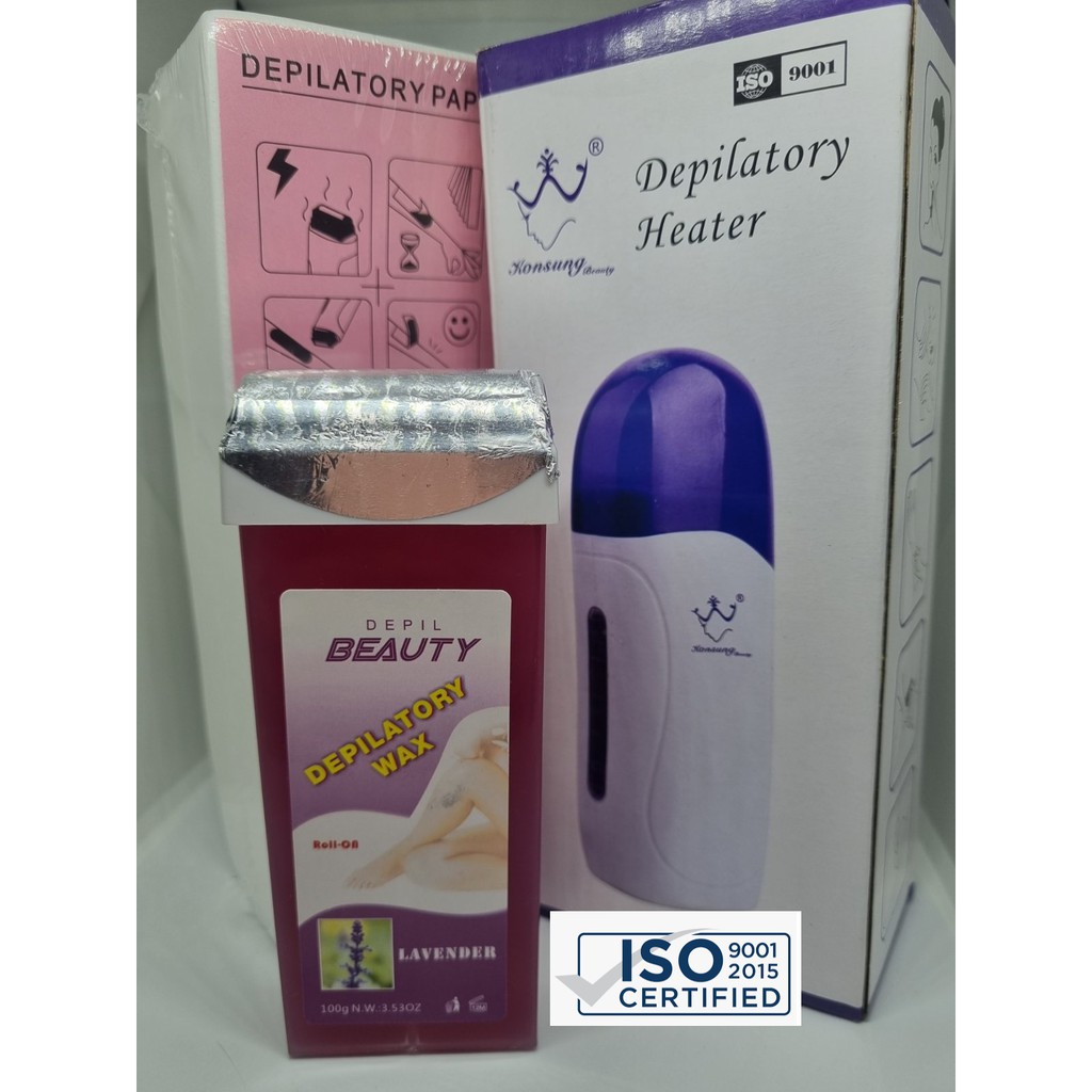 Konsung Beauty ISO 9001 One Set Depilatory Hair Removal Wax heater/wax