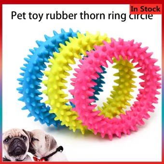spiked ring dog toy