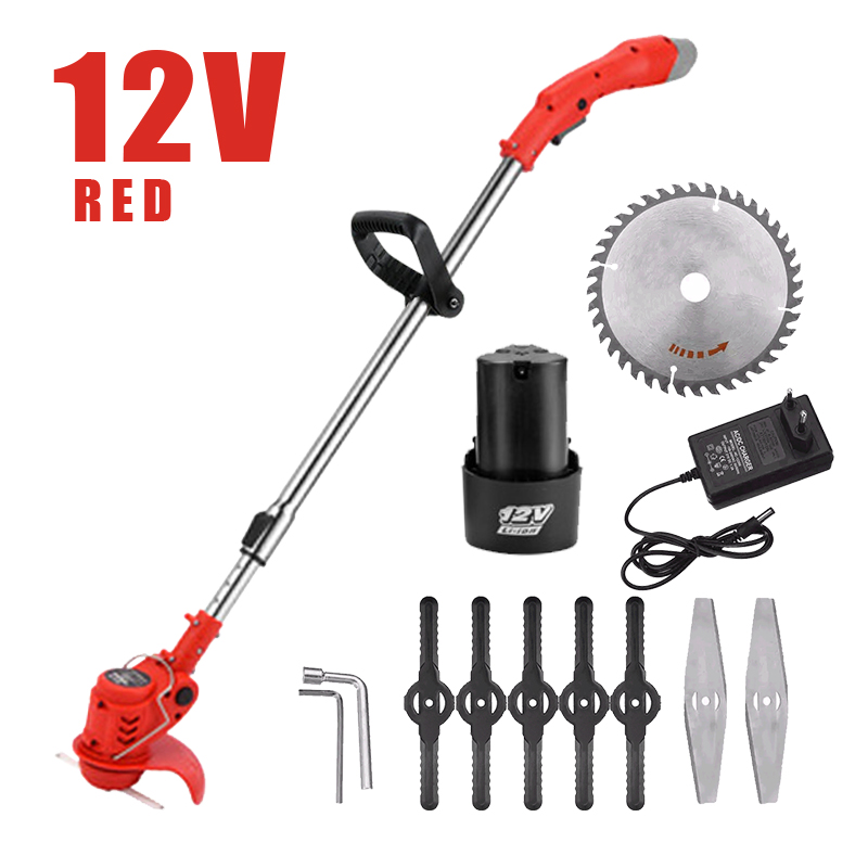【Ready Stock】36V 48V Electric Lawn Mower Cordless Grass Trimmer with Rechargeable Liion