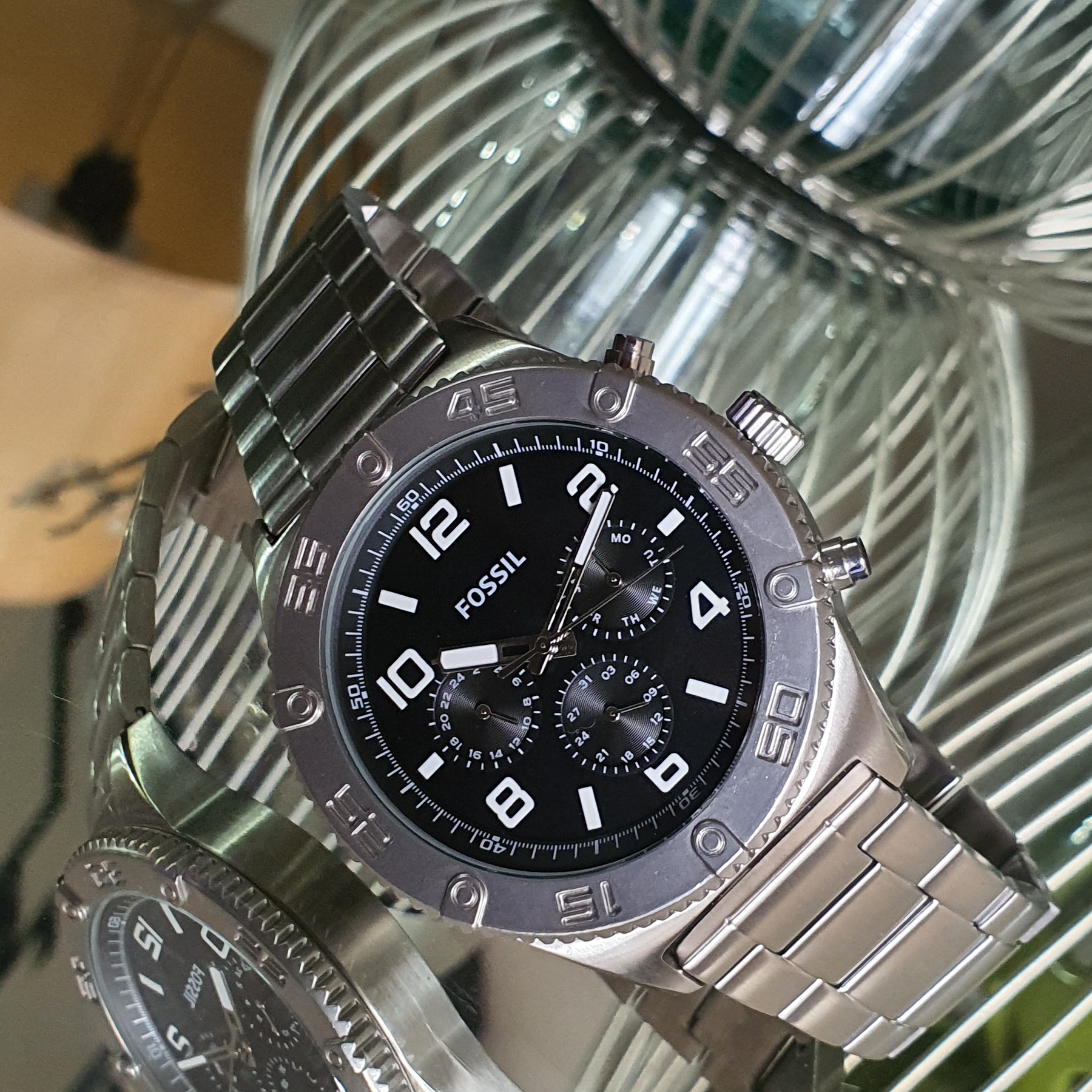 Fossil Brox Multifunction Black Dial 