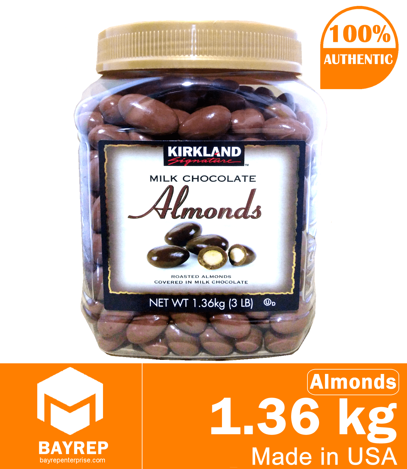 Kirkland Signature Milk Chocolate Almonds 1.36kg Lazada PH