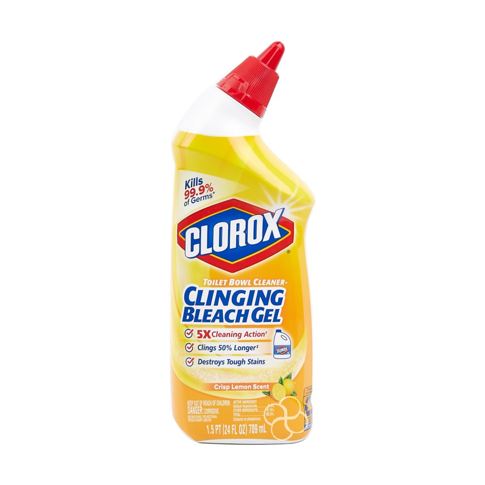 Clorox Crisp Lemon Scent Clinging Bleach Gel Toilet Bowl Cleaner 709mL Lazada PH