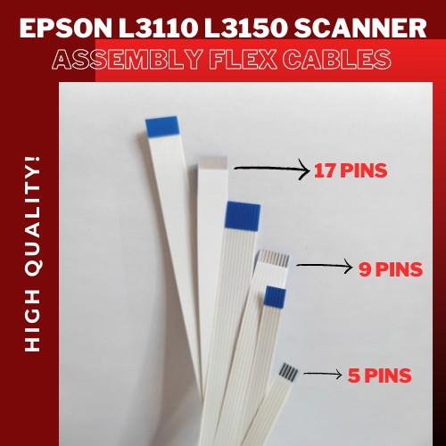 Epson L3110 L3150 Scanner Assembly Unit Flex Cables pc set gaming full