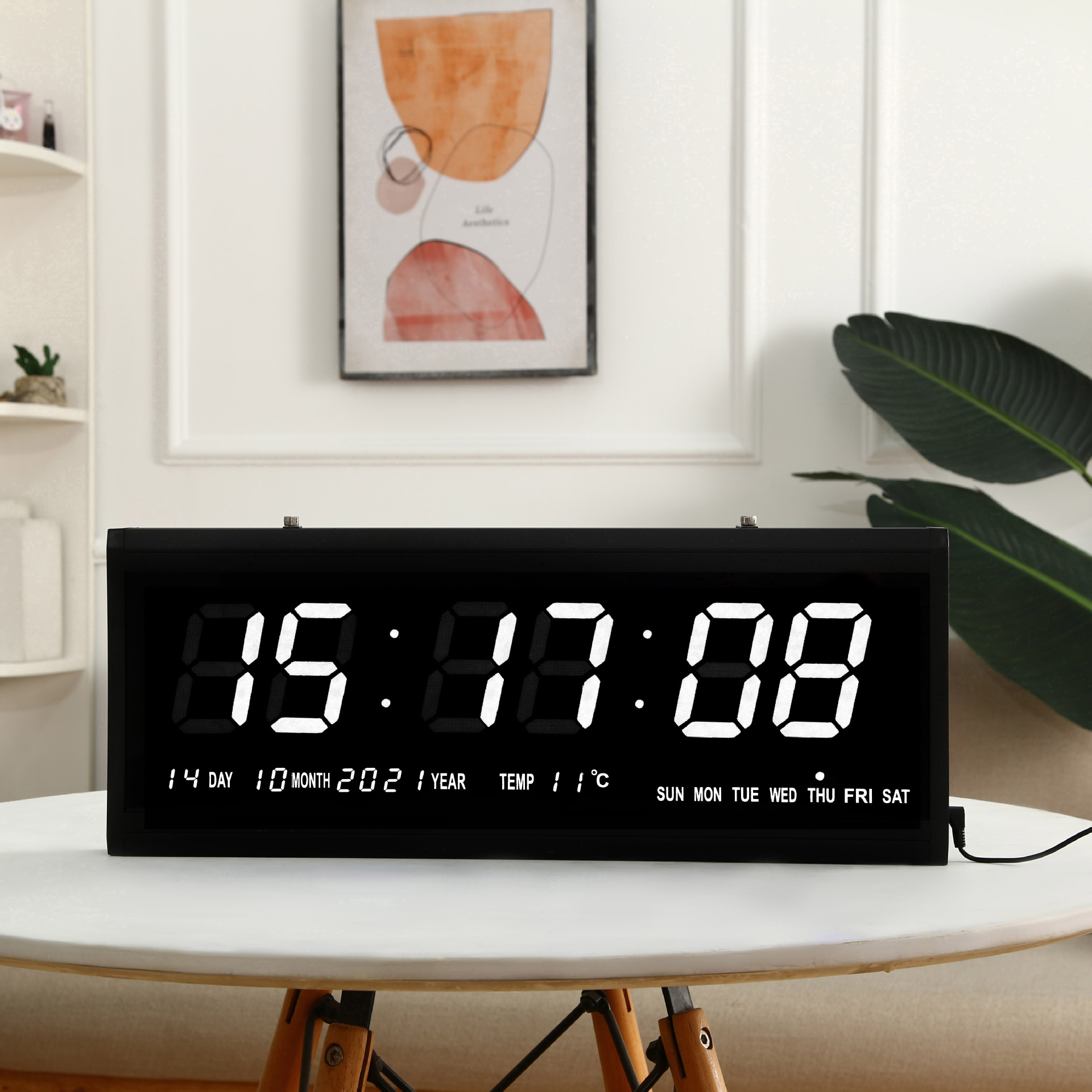 New Wall Clock Alarm Clock 2022 Electronic Salite Automatic Timing