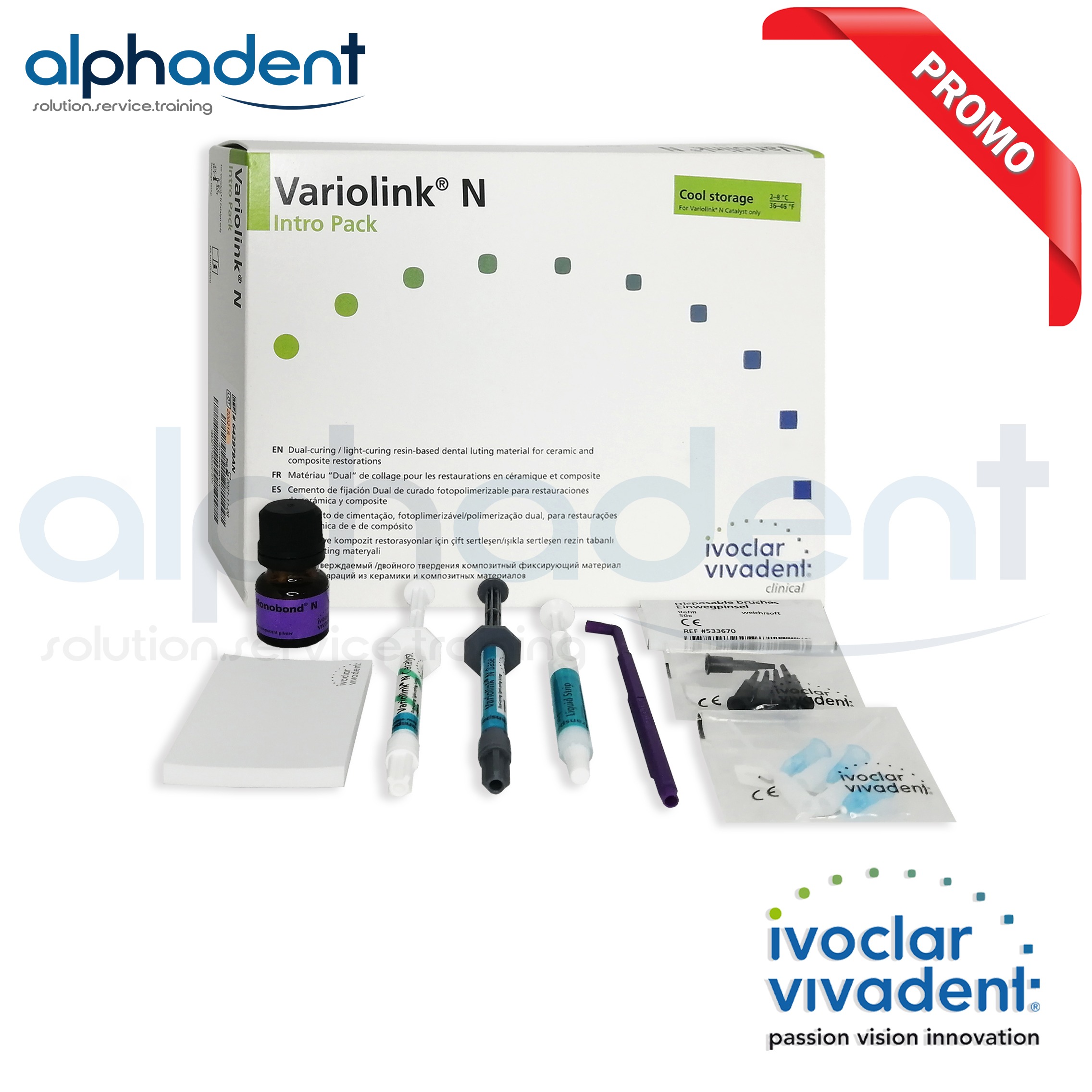 Variolink® N Intro Pack (Esthetic Luting Cement) alphadentivoclar