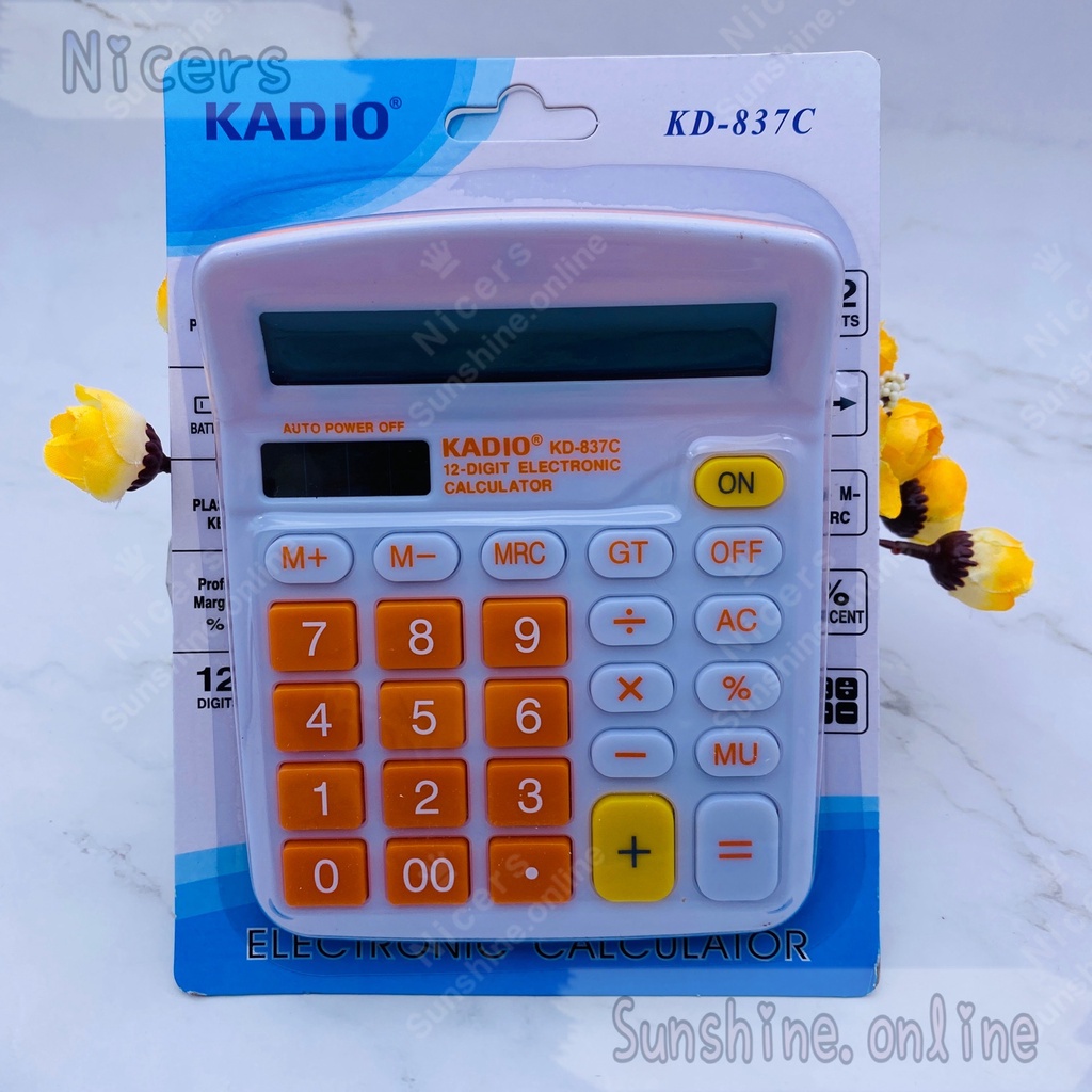 12 Digits Colored Electronic Calculator KENKO KK837C Lazada PH