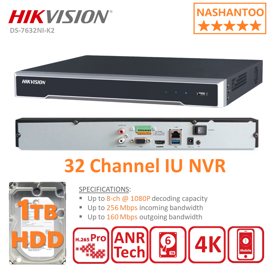 hikvision 32 channel nvr k2