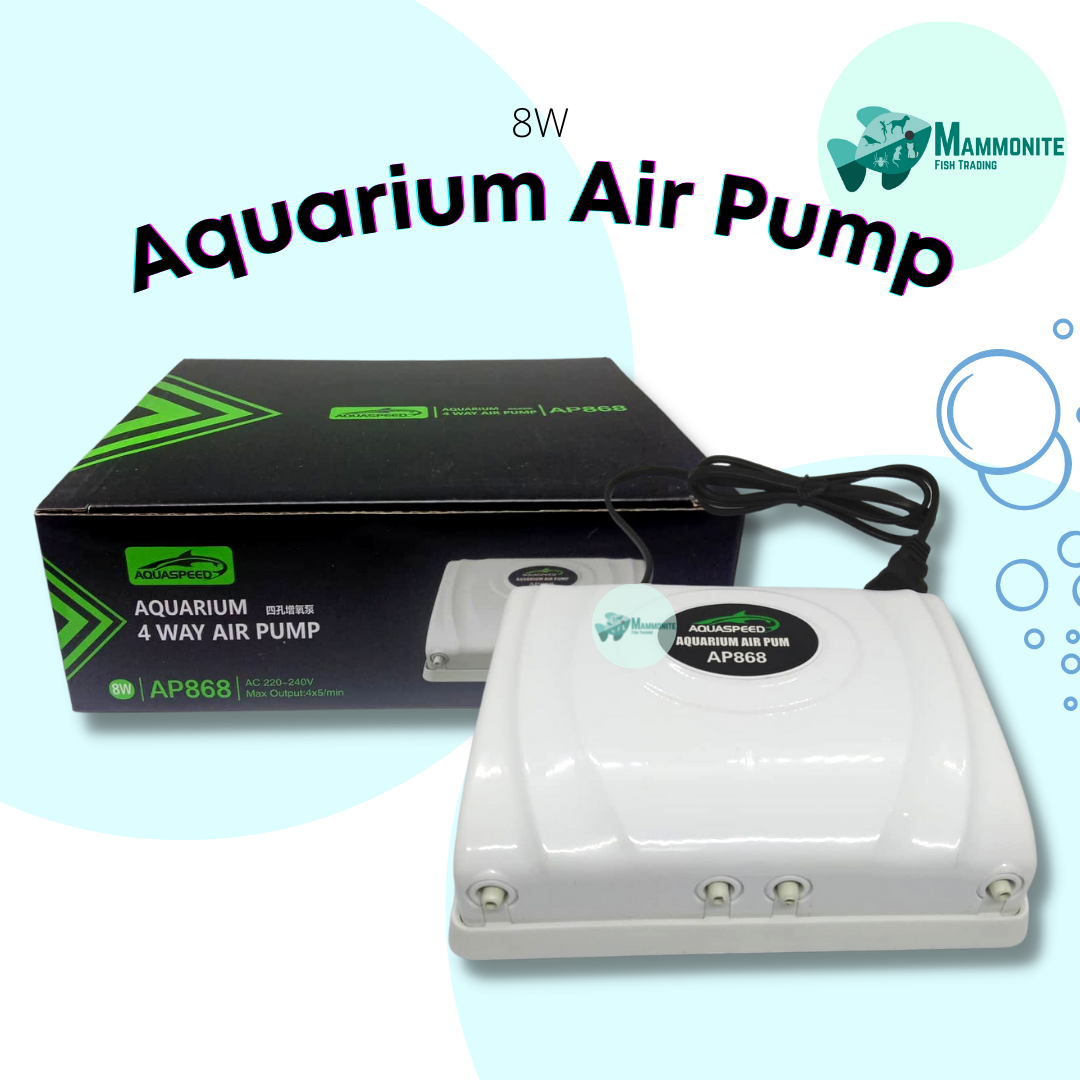 Aquarium Tank Air Pump 8W AP868 Four Air Way Lazada PH