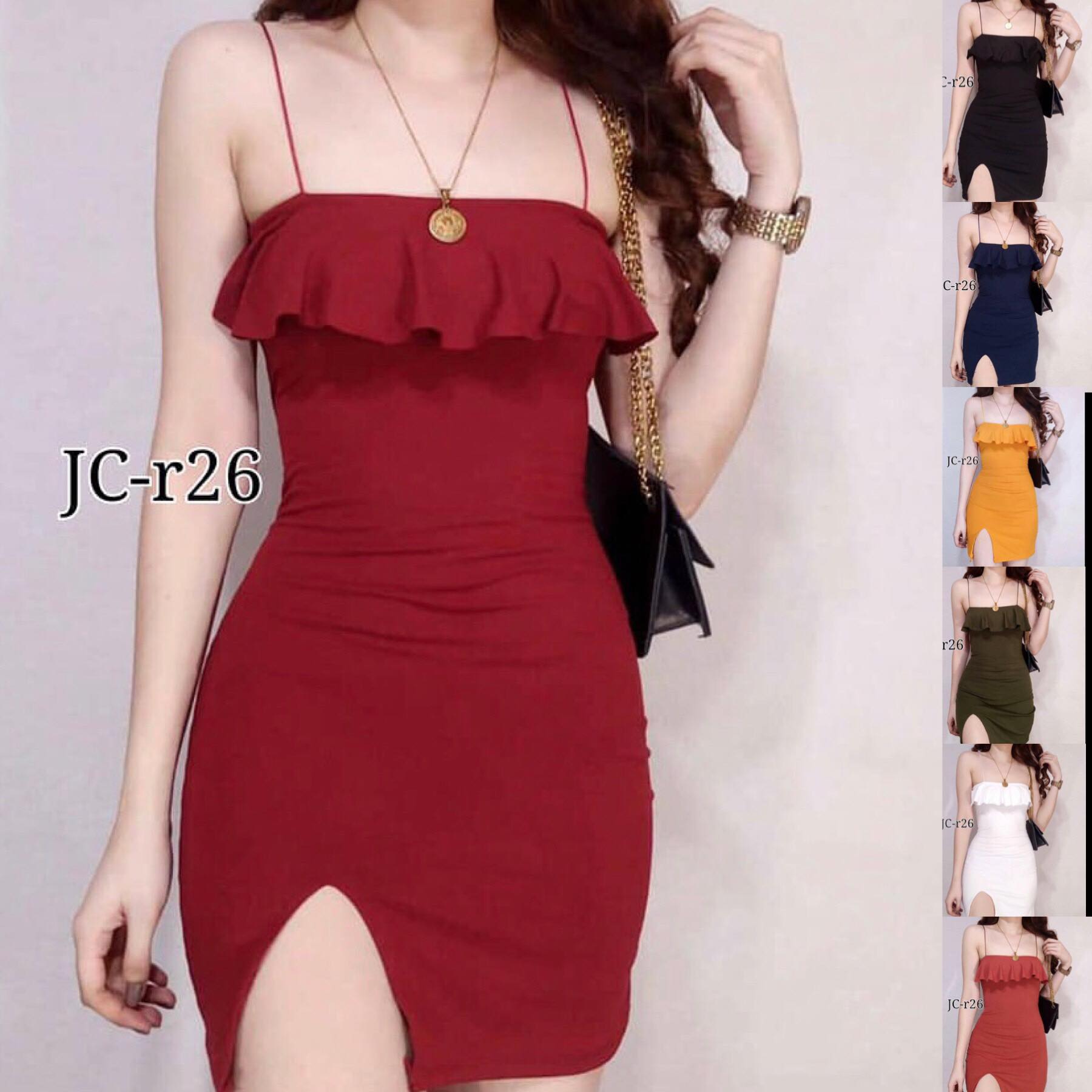 string bodycon dress