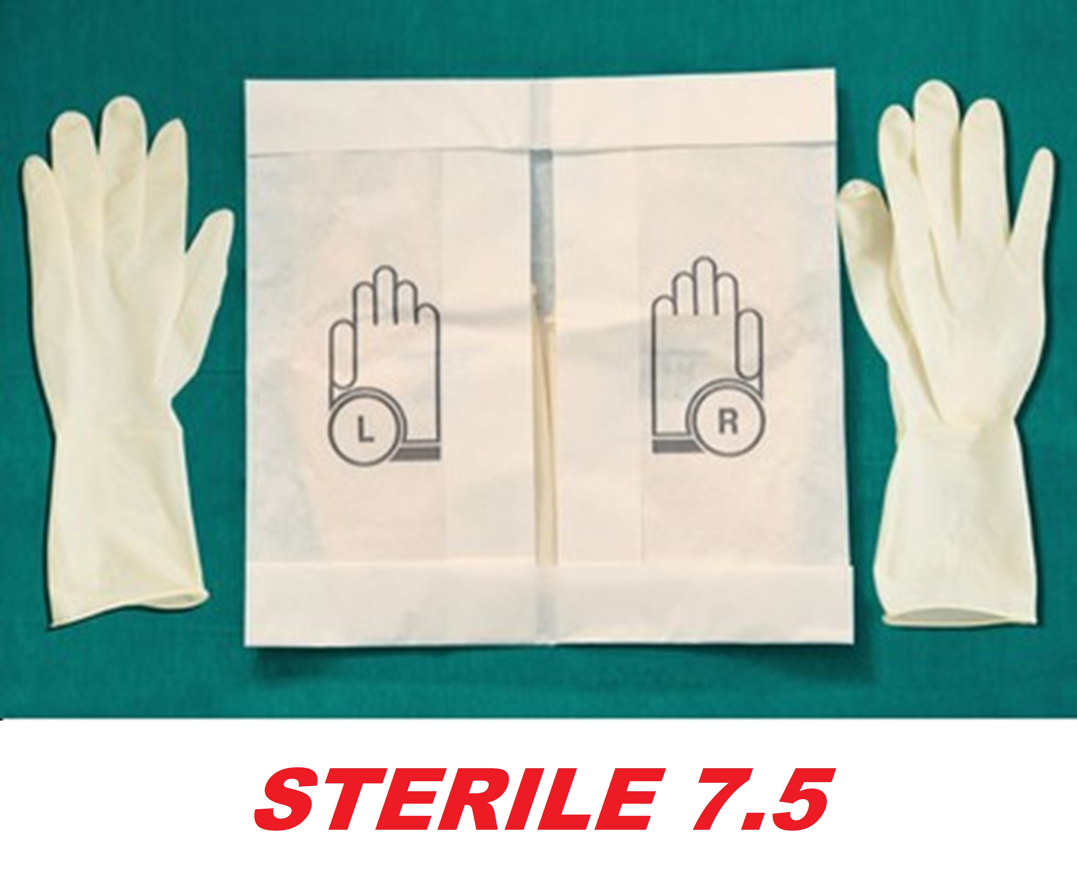 Sterile Latex Gloves / Gloves Latex Examination / Latex Sterile Latex Gloves Surgical / Sizes 6