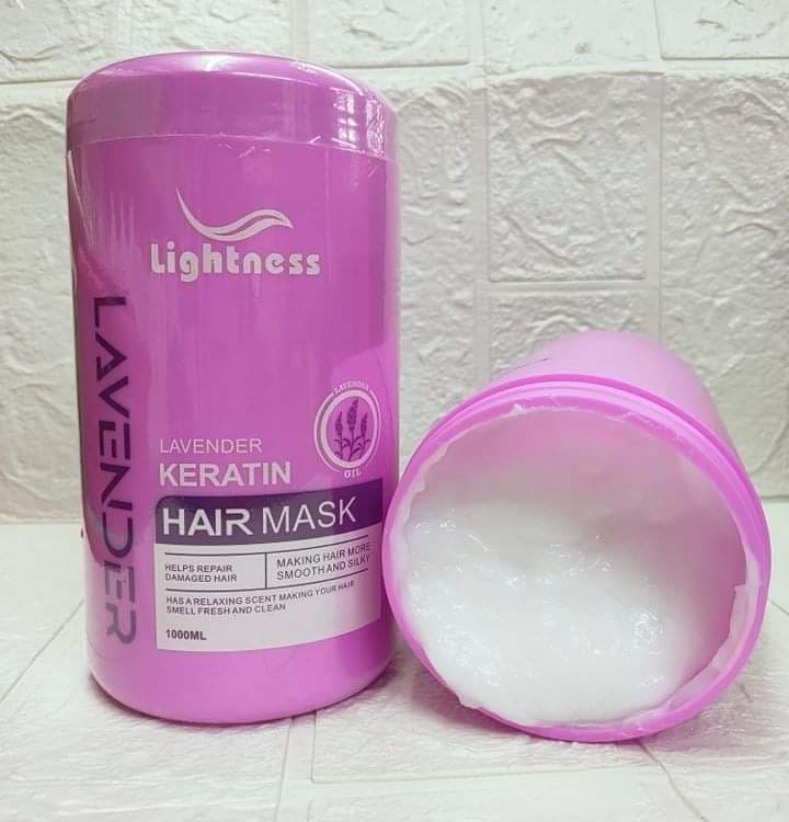 lightness hair mask keratin treatment (lavander) 1000ml Lazada PH