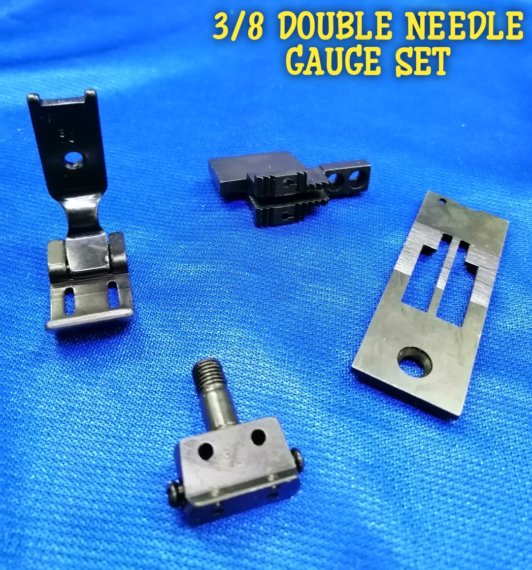 GAUGE SET FOR DOUBLE NEEDLE INDUSTRIAL SEWING MACHINE 9/32, 5/16, 11/32