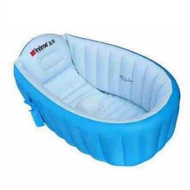 Intime Plastic Baby Inflatable YT226A Bath Tub (Blue) review and price