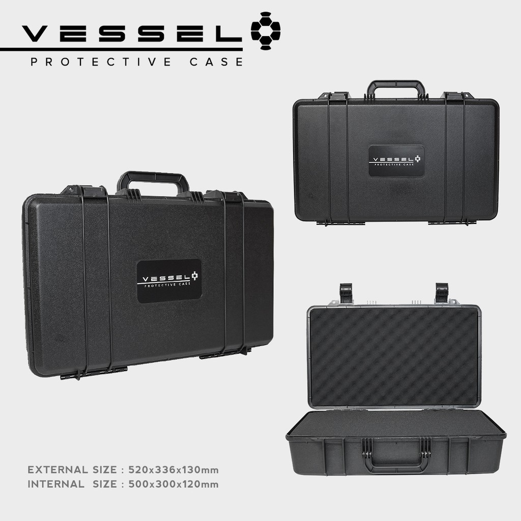 VESSEL VS5030 Portable Hard Case for Photography Equipment Tactical Instruments Tool Box and