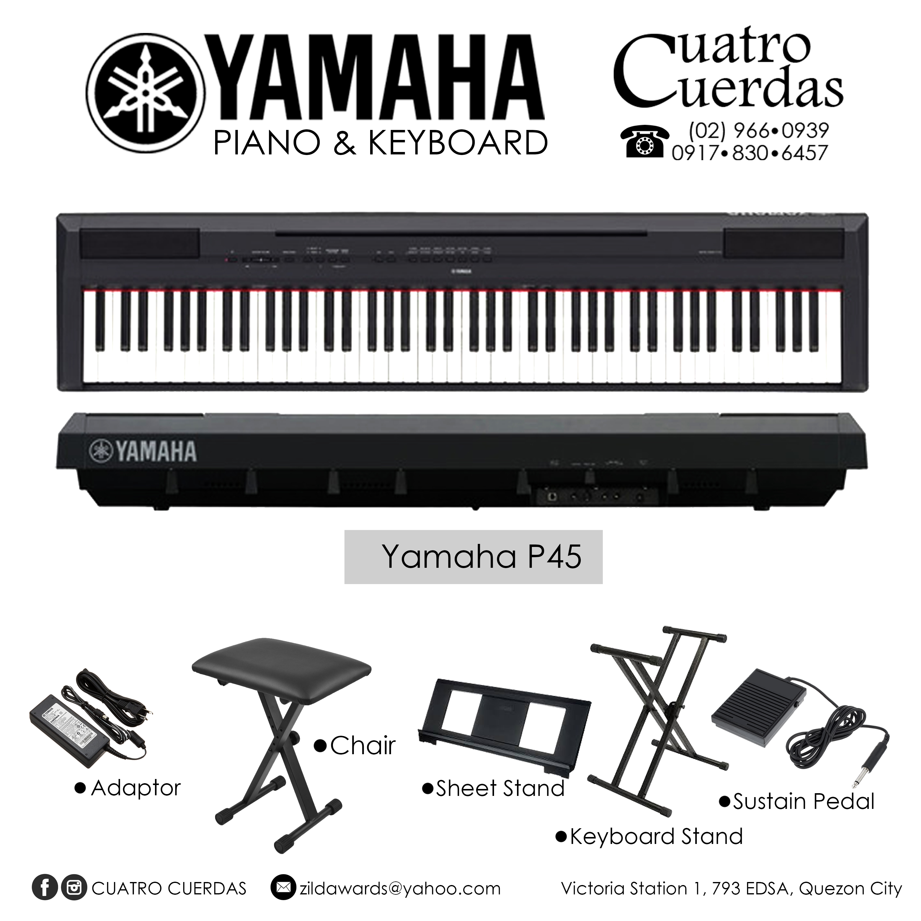 Yamaha P45 Digital Piano Keyboard At Keith Maxey Blog Yamaha P45 Digital Piano Keyboard At Keith Maxey Blog