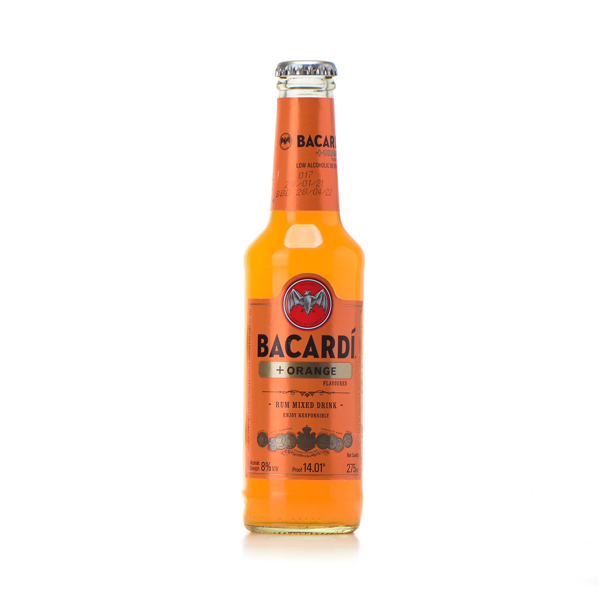 Bacardi + Orange Mixed Rum 275ml Lazada PH