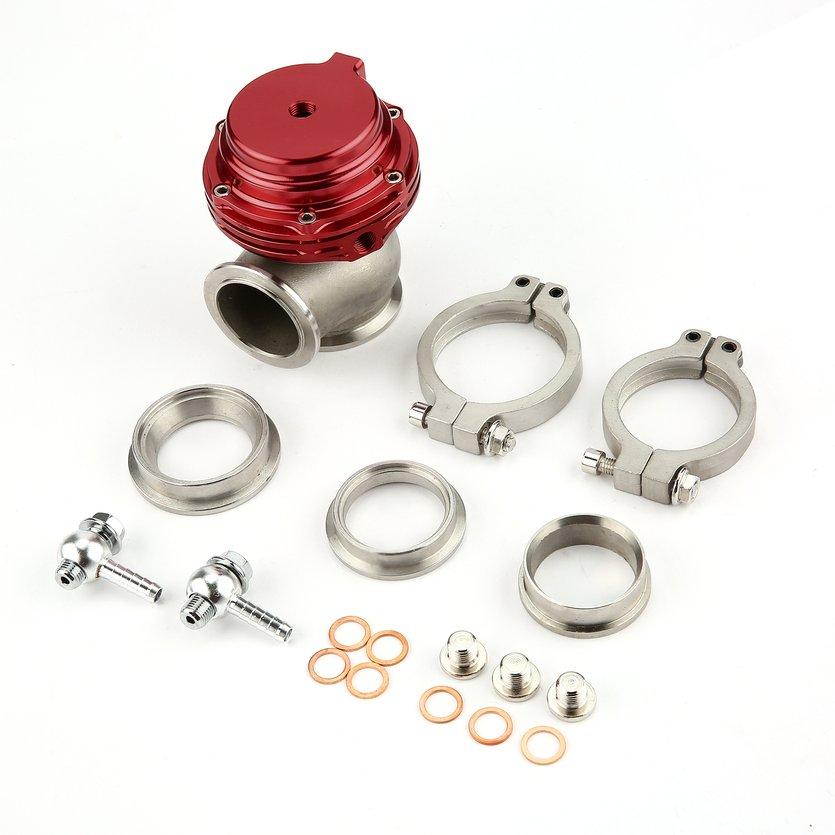 Oh Universal Aluminium Padat Disesuaikan 38 Mm V-Band Turbo Eksternal Wastegate