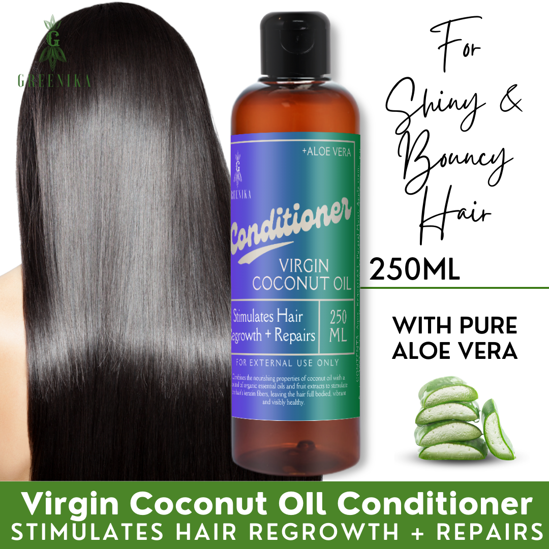 [ FOR SMOOTH & SHINE ] Greenika VIrgin Coconut Oil Anti Dandruff ...