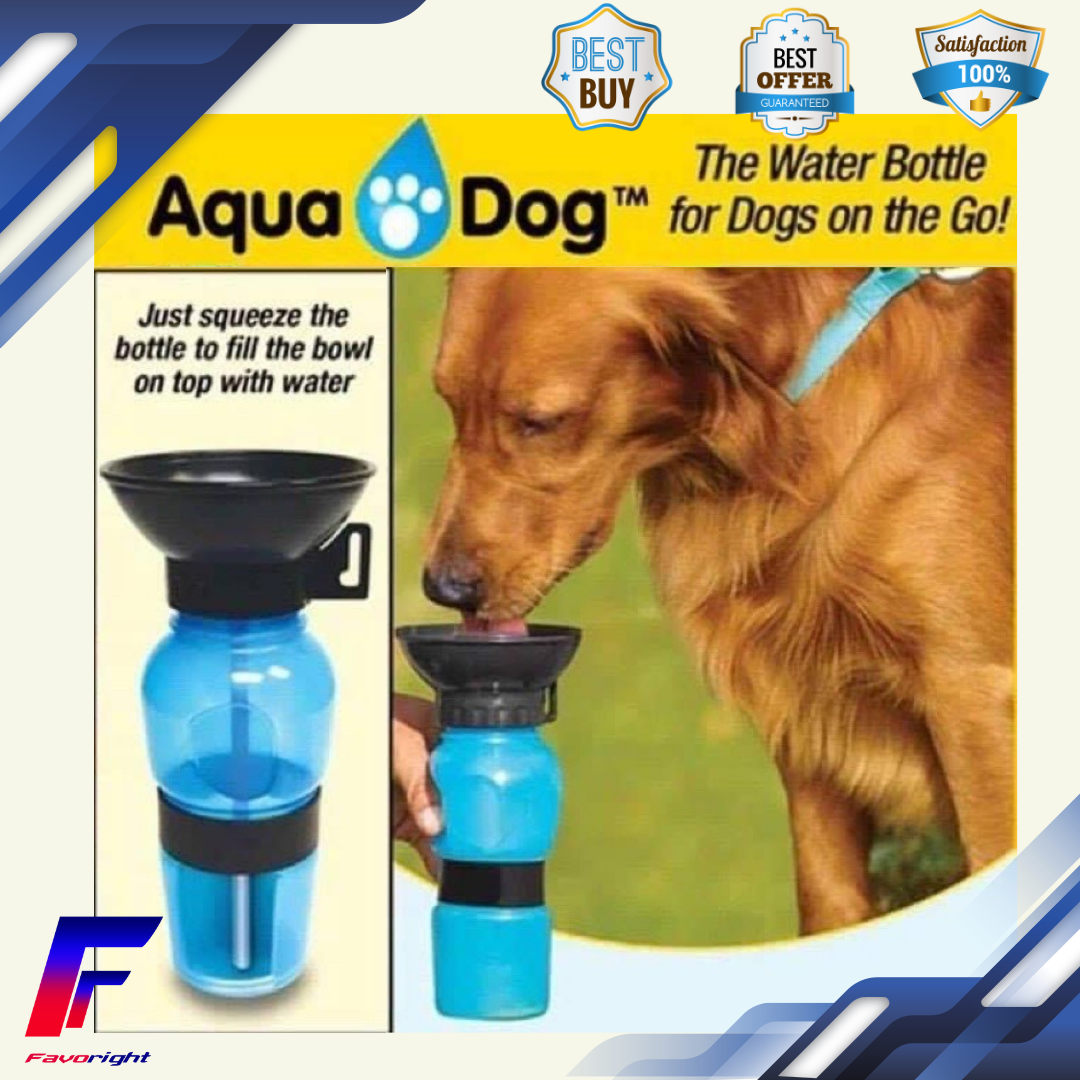 [Favoright] High Quality Aqua Dog Portable Water Bottle For Dogs on the