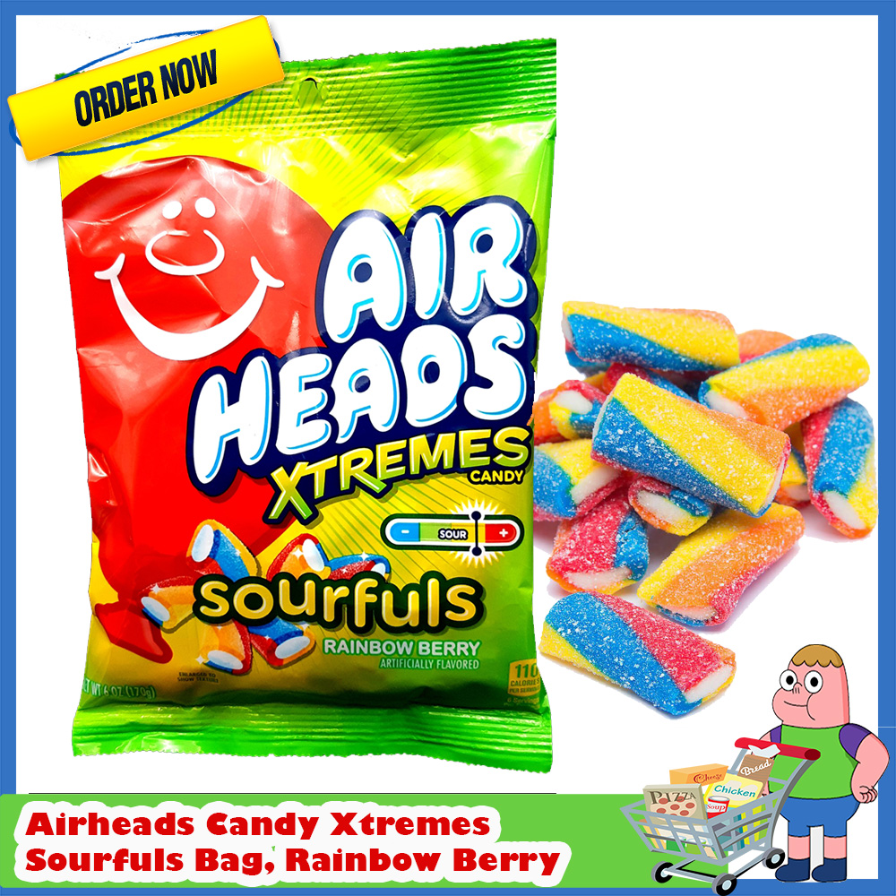 Airheads Candy Xtremes Sourfuls Bag Rainbow Berry Non Melting Lazada PH
