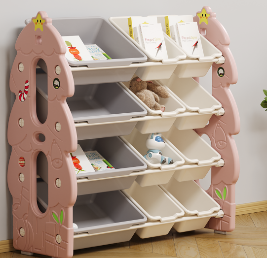 FlashStar Children's Toy Storage Rack Kid's Large Capacity Organizing ...