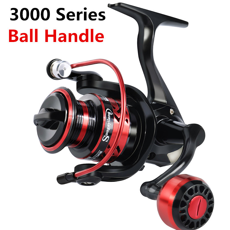 HOT)Soualang Fishing Rod and Reel Combo Set 1.82. 1m Carbon Fiber Spinnning  Rod and 1000-3000 EVAball Handle Spinning Rel