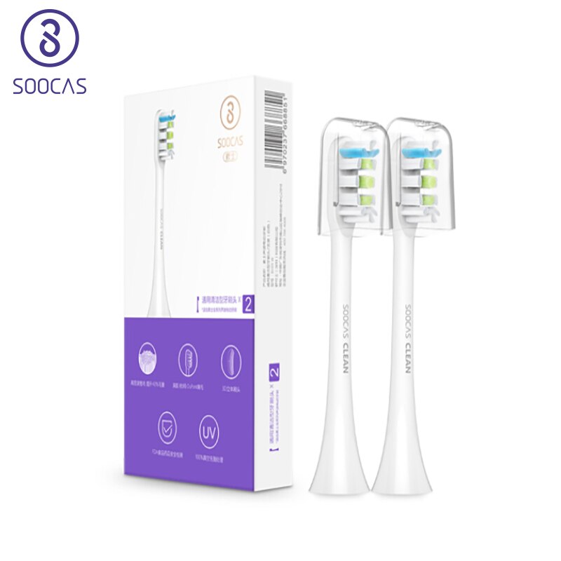 Soocas X3U X3 X5 Toothbrush Heads Sonic X1tooth Brush Head Original Electric Replacement Cleansing Tooth Brush Heads