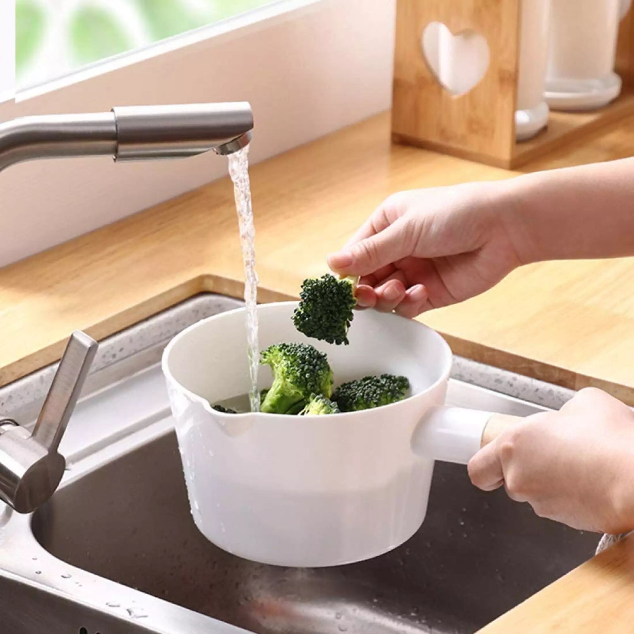 【13 Days Delivery】Nordic Pail and Dipper Set (Timba at Tabo) White